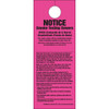 Bilingual Door Knob Cards Smoke Testing Sewers Package Of 100
