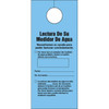 Door Knob Cards Bilingual Water Meter Reading Package Of 100