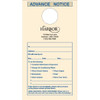 Maintenance Advance Notice Door Tags (100-Pack)