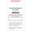 Maintenance Pest Control Door Tags (100-Pack)