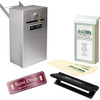 Rent Drop Box Kit With Door Chute, Aluminum With Burgundy Sign