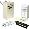 Rent Drop Box Kit With Door Chute, Beige With Ivory Sign