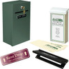 Rent Drop Box Kit, Green With Burgundy Sign
