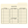 Apartment Unit File Folder, Gusseted Letter Size, Package Of 100