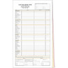 Hud Move-In/Move Out Inspection Forms, 8-1/2 X 14, Package Of 100