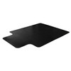 Advantagemat Black Vinyl Lipped Chair Mat For Carpets - 36" X 48"