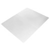 Cleartex Polypropylene Rect Anti-Slip Foldable Chair Mat For Hard Floors- 35x46