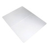 Cleartex Polypropylene Rectangular Foldable Chair Mat For Carpets - 35" X 46"