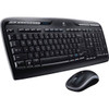 Logitech Mk320 Wireless USB Desktop Set Keyboard/Mouse (Black)
