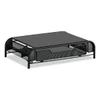 Safco Powered Onyx Monitor Stand, 18.25" X 11.75" X 4.5", Black