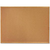 Lorell 18 In. X 24 In. Warp-Resistant Cork Board W/ Oak Wood Frame (Brown)
