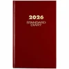 At-A-Glance Standard Diary 1 Year Jan-Dec 2026 7-3/4" X 12-1/8" Vinyl Red