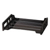 Office Depot Black Ribbed Bottom Stackable Letter Tray