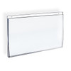 Azar Displays Clear Acrylic Wall-Mount U-Frame Sign Holder 8-1/2x11 In (10-Pack)