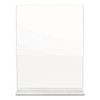 Deflecto Superior Image Double-Sided Sign Holder Holds 8.5" X 11" Clear