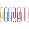 Business Source Vinyl-Coated Gem Clips Assorted Colors Package Of 250