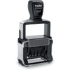 Trodat Professional Self-Inking 5-In-1 Date And Message Stamp Blue And Red Ink