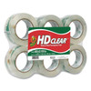 Duck Heavy-Duty Carton Packaging Tape 3" Core 1.88"X109.3 Yds Clear Package Of 6