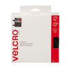 Velcro Black Sticky Back Tape Roll 3/4" X 15'