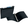 Avery Hanging 1" Flexible Binder 175 Sheet Capacity Round Ring Black