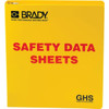 Brady Ghs - 1.5" Safety Data Sheet Binder - English