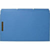 Business Source 1/3 Tab Legal Fastener Folder 8.5" X 14" Blue Package Of 50