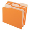 Office Depot Orange 2-Tone File Folder Pack Of 100