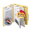 Smead Yellow Pressboard Classification Folder, Package Of 10