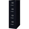 Hirsh 26.5 D 4-Drawer Letter Width Vertical File Cabinet (Black)