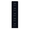 Hirsh 26.5" Deep 5 Drawer Letter Width Metal Vertical File Cabinet, Commercial Grade, Black