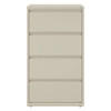 Hirsh 30" Wide 4 Drawer Metal Lateral File Cabinet For Home And Office, Putty