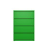 Hirsh 36" Wide 4 Drwr Metal Lateral File Cabinet Letter/Legal/A4 Screamin' Green