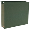 Business Source 1/5 Tab Letter Hanging Folder 8.5"X11" Green Package Of 25