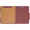 Smead Safeshield 2/5 Tab Letter Classification Folder With Divider Package Of 10