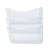 Rubbermaid Unbreakable Wall Files 3 Sections A4/Letter Size Clear