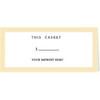 Standing Casket Price Card With Dollar Amount Package Of 100