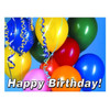 Happy Birthday Greeting Cards, Balloons Design  Envelope Imprint Package Of 50