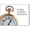 Personalized Cards, Renew/stopwatch Design  Envelope Imprint Package Of 50