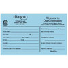 Welcome To Our Community Rental Prospect Cards, Blue Package Of 100