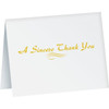 Thank You Cards, A Sincere Thank You Design Package Of 50