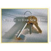 Personalized Greeting Cards, Welcome To New Home Envelope Imprint Package Of 50