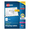 Avery Shipping Labels W/Trueblock-Laser Printers 3.5x5 White Package Of 100