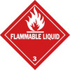 Brady "Hazardous" Label 4" H X 4" W X 0.004" D Red On White Roll/ 500 Labels