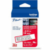 Brother Genuine P-Touch Tzes241 Label Tape Black Print On White Adhesive 18mmx8m