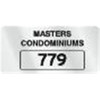 Asset Labels, Colored Imprint, 1-1/2 X 3/4