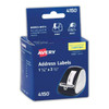 Avery Multipurpose Thermal Labels 1.13x3.5 White Package Of 2