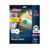 Avery Permanent Laser Print-To-The-Edge ID Label W/Surefeed White Package Of 600