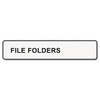 DYMO Labelwriter 1-Up File Folder Labels 0.56"X3.43" White 130 Labels Package Of 2