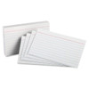 Oxford Index Cards 3"X5" White Package Of 100