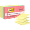 Post-It Dispenser Notes 3"X3" Assorted Colors Package Of 18